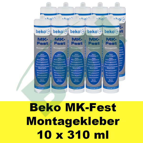 Beko MK-Fest Montagekleber weiß 10 x 310 ml
