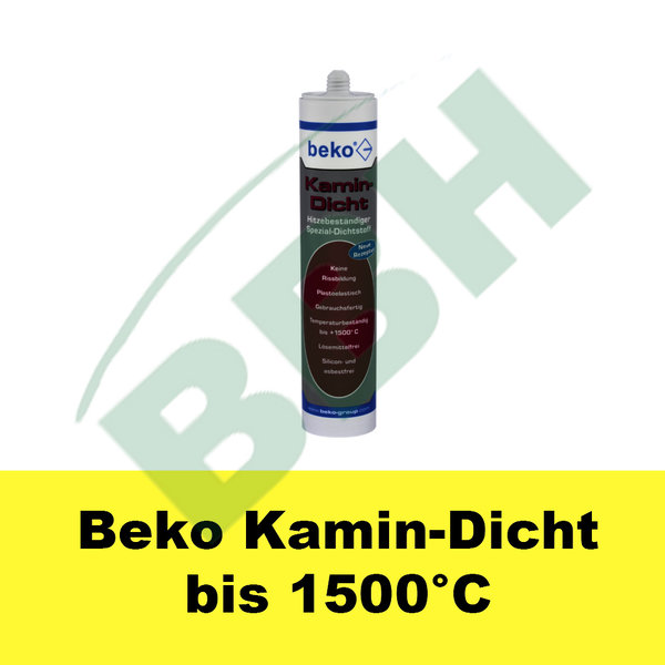 Beko Kamin-Dicht 310 ml schwarz bis 1500 Grad hitzebeständiger Dichtstoff
